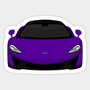 MCLAREN 570S PURPLE Sticker